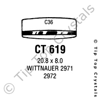 GS CT619 Watch Crystal