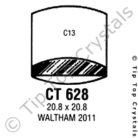 GS CT628 Watch Crystal