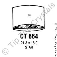 GS CT664 Watch Crystal