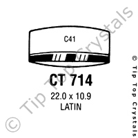 GS CT714 Watch Crystal