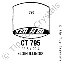 GS CT795 Watch Crystal