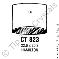 GS CT823 Watch Crystal