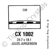 GS CX1002 Watch Crystal