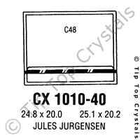 GS CX1010-40 Watch Crystal