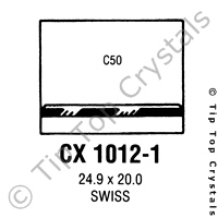 GS CX1012-1 Watch Crystal