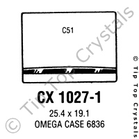 GS CX1027-1 Watch Crystal