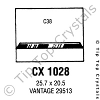 GS CX1028 Watch Crystal