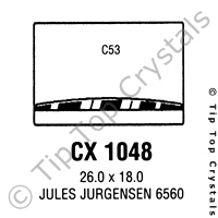 GS CX1048 Watch Crystal