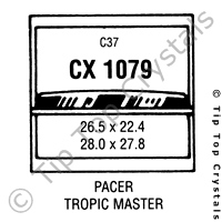 GS CX1079 Watch Crystal