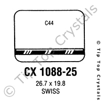 GS CX1088-25 Watch Crystal