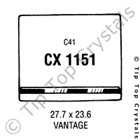 GS CX1151 Watch Crystal