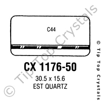 GS CX1176-50 Watch Crystal
