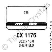 GS CX1176 Watch Crystal