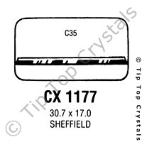 GS CX1177 Watch Crystal