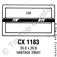 GS CX1183 Watch Crystal