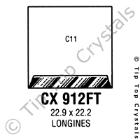 GS CX912FT Watch Crystal