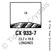 GS CX933-7 Watch Crystal