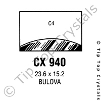 GS CX940 Watch Crystal