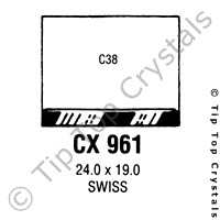 GS CX961 Watch Crystal