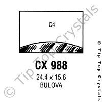 GS CX988 Watch Crystal