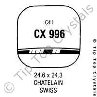 GS CX996 Watch Crystal