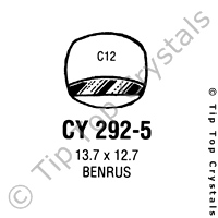 GS CY292-5 Watch Crystal