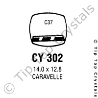 GS CY302 Watch Crystal