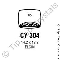 GS CY304 Watch Crystal