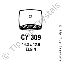 GS CY309 Watch Crystal