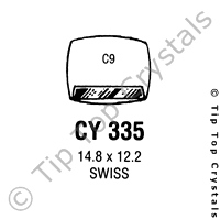 GS CY335 Watch Crystal