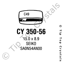 GS CY350-56 Watch Crystal