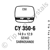 GS CY350-6 Watch Crystal