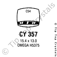 GS CY357 Watch Crystal