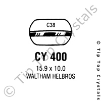 GS CY400 Watch Crystal