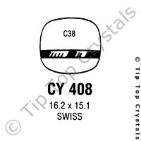 GS CY408 Watch Crystal