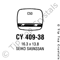 GS CY409-38 Watch Crystal