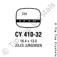 GS CY410-32 Watch Crystal