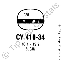 GS CY410-34 Watch Crystal