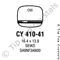 GS CY410-41 Watch Crystal