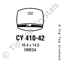 GS CY410-42 Watch Crystal