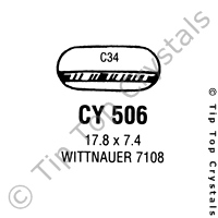 GS CY506 Watch Crystal