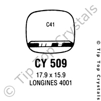 GS CY509 Watch Crystal