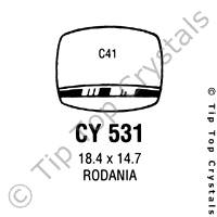 GS CY531 Watch Crystal