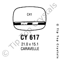GS CY617 Watch Crystal