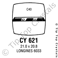GS CY621 Watch Crystal