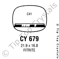 GS CY679 Watch Crystal
