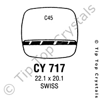 GS CY717 Watch Crystal