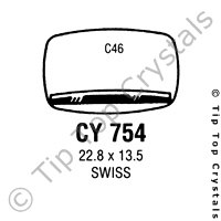 GS CY754 Watch Crystal