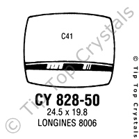 GS CY828-50 Watch Crystal