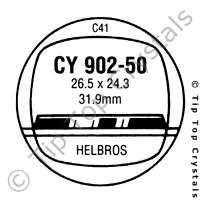 GS CY902-50 Watch Crystal